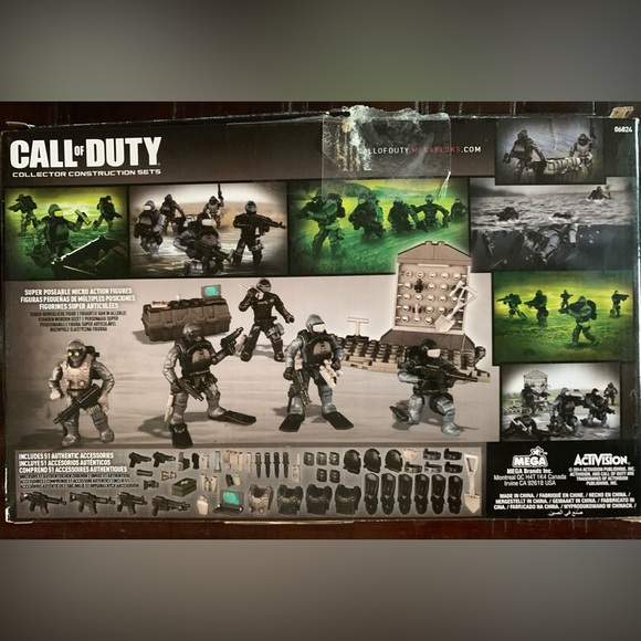 Mega Bloks, Call of Duty, Seal Team, 06824, Opened Box, Majority Pieces Included - Picture 13 of 14